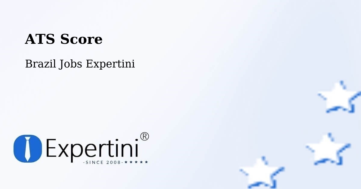 Resume ATS Score & Job Description Match Tool – Restinga - Brazil Jobs Expertini